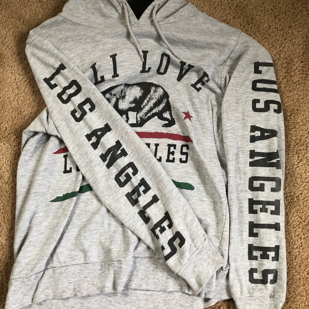 Gray On Fire pullover